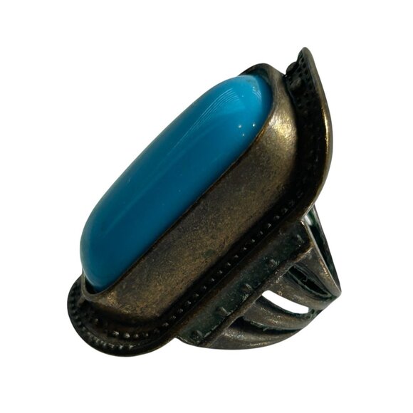 Turquoise Statement Ring - Picture 2 of 11